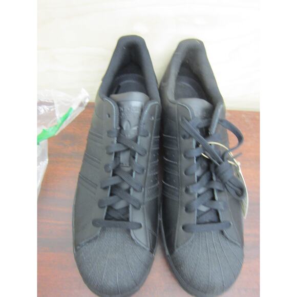 adidas Originals mens Superstar Sneaker Black/Deep Black/Black 12 US